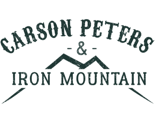 Carson Peters & Iron Mountain logo